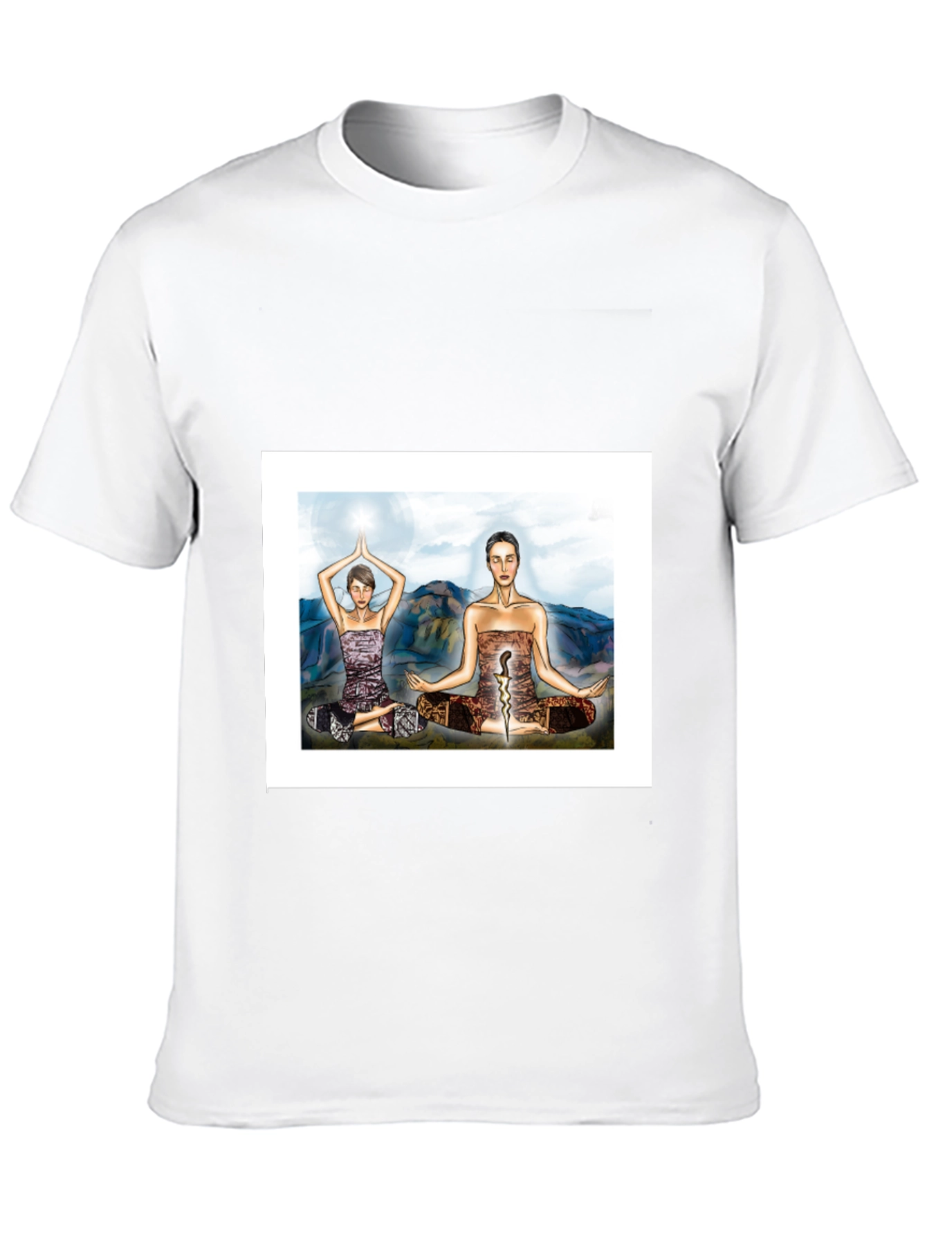 Yoga Meditative T-Shirt - Black Tee