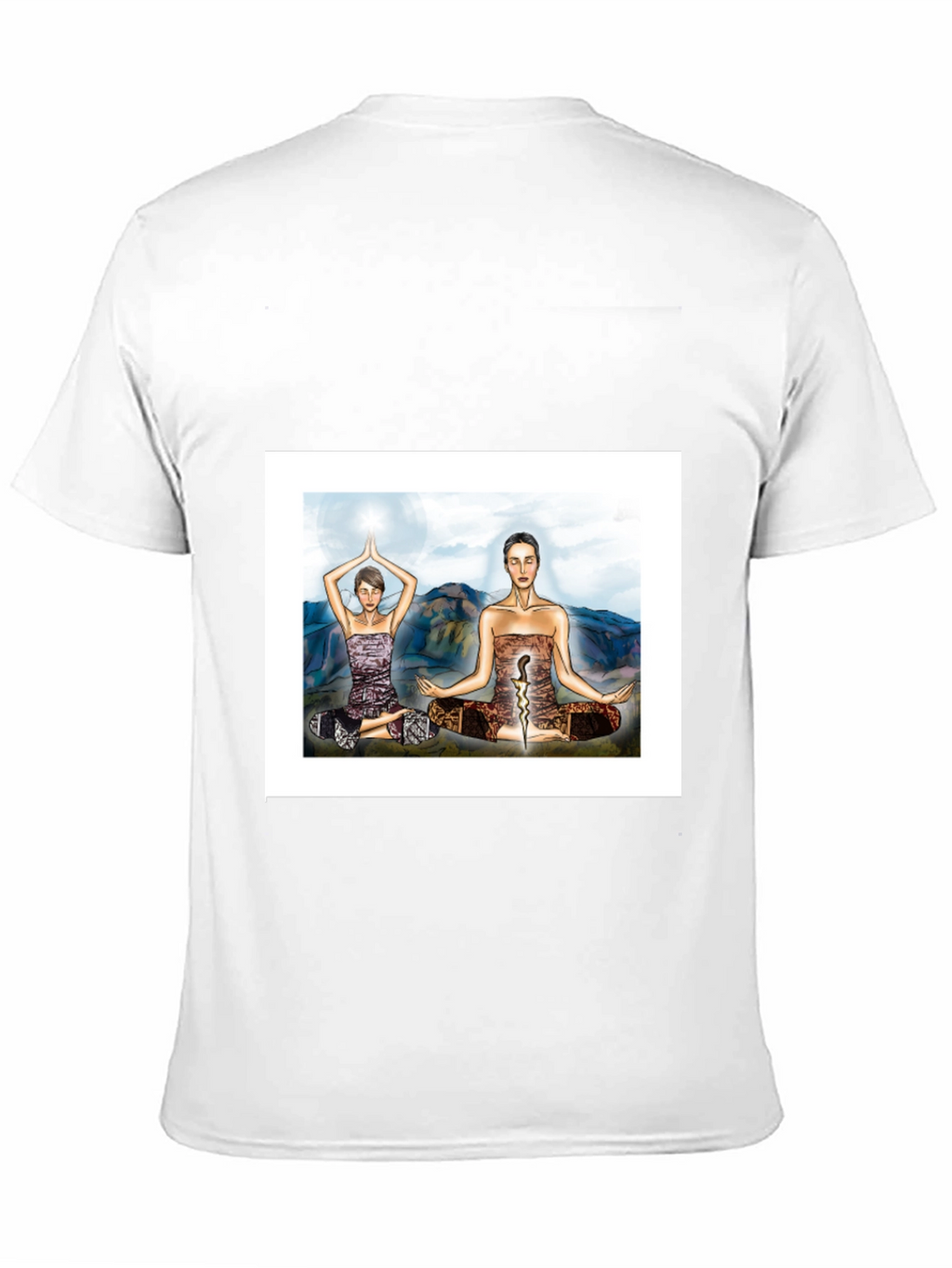 Yoga Meditative T-Shirt - Black Tee