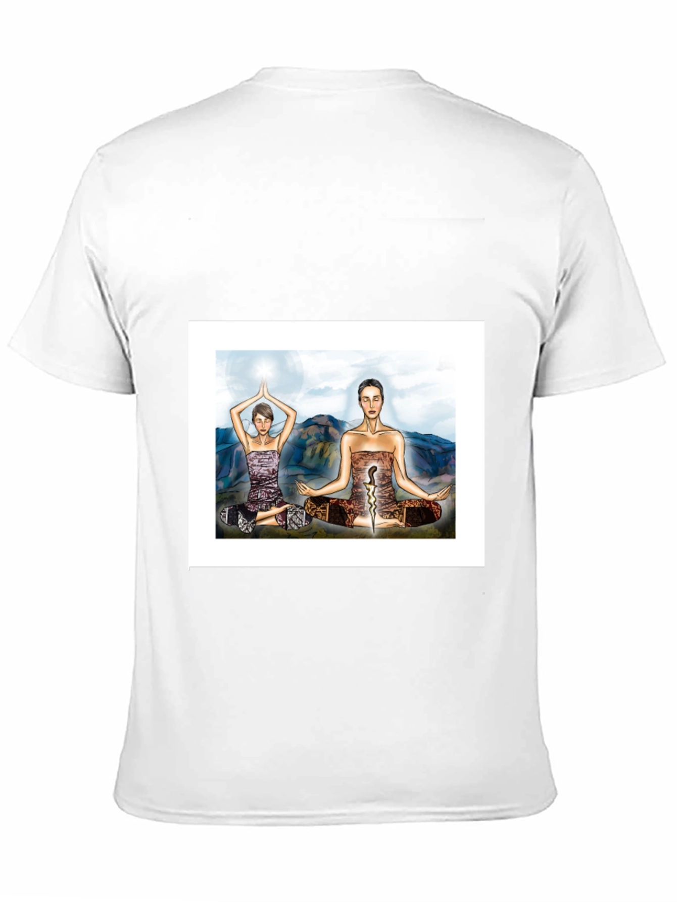 Yoga Meditative T-Shirt - Black Tee