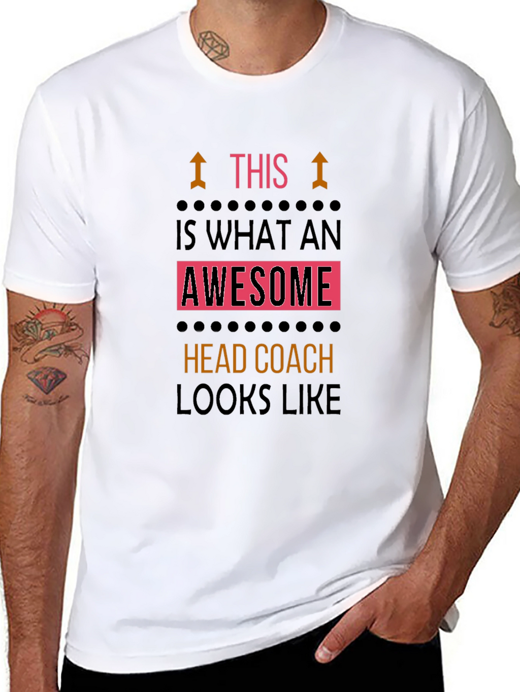 Awesome Head Coach Graphic T-Shirt