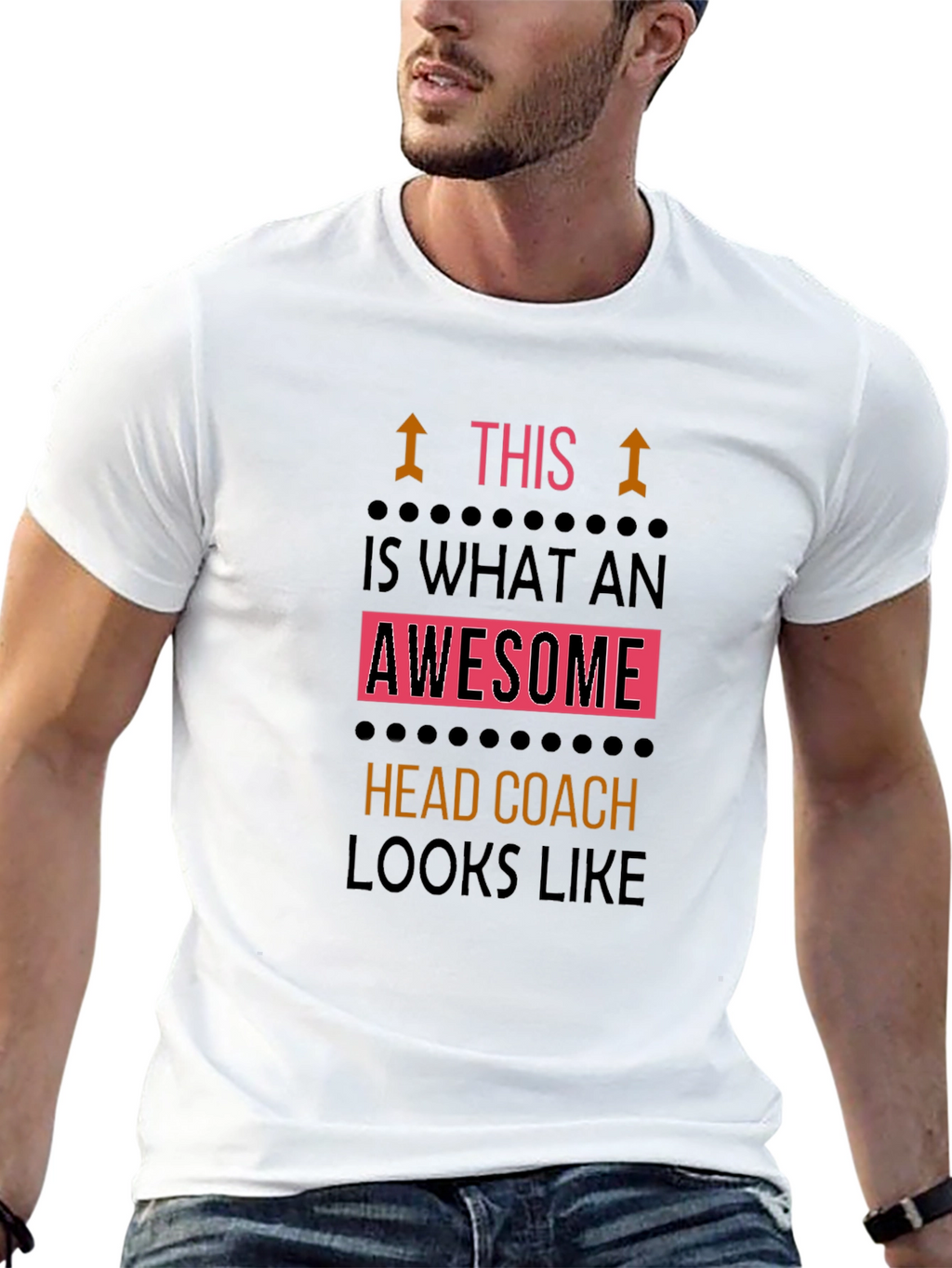 Awesome Head Coach Graphic T-Shirt