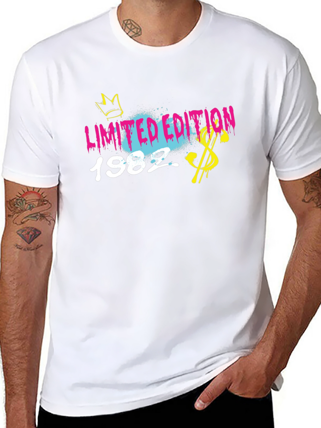 Limited Edition 1982 Black Graphic T-Shirt