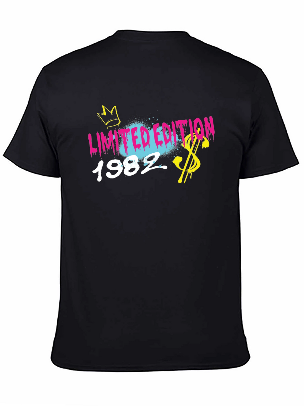 Limited Edition 1982 Black Graphic T-Shirt