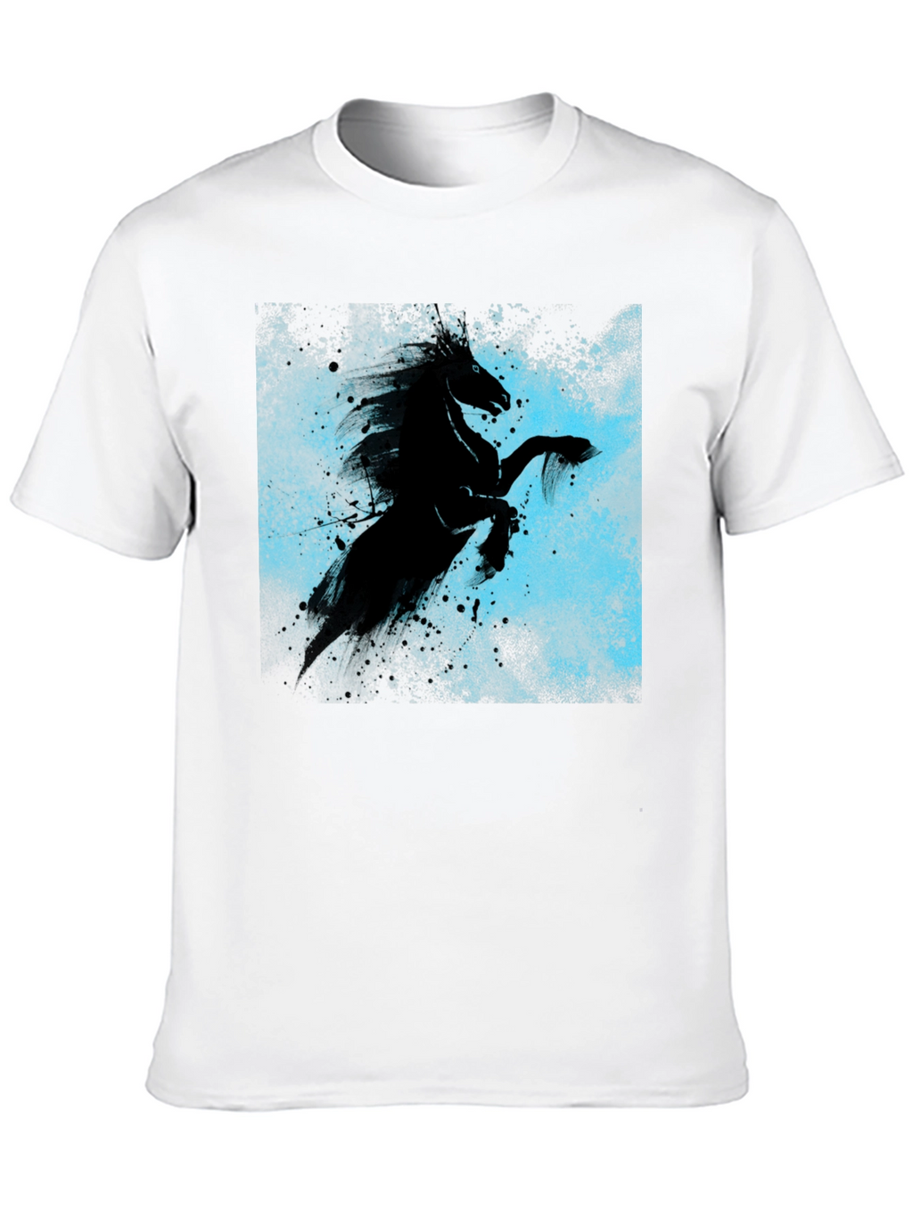 Black Horse Graphic Tee - Unique Style