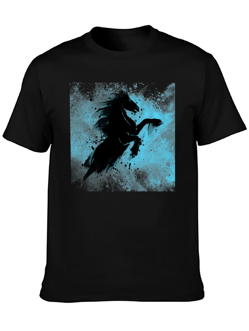 Black Horse Graphic Tee - Unique Style