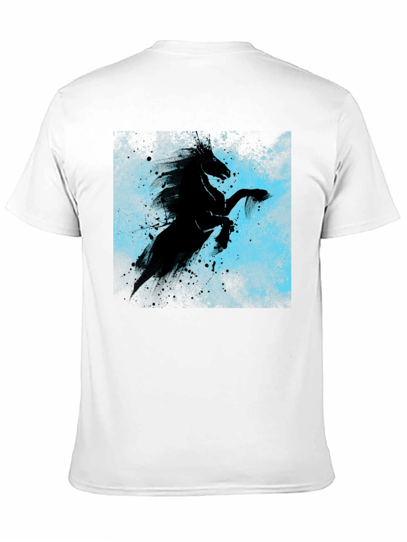 Black Horse Graphic Tee - Unique Style