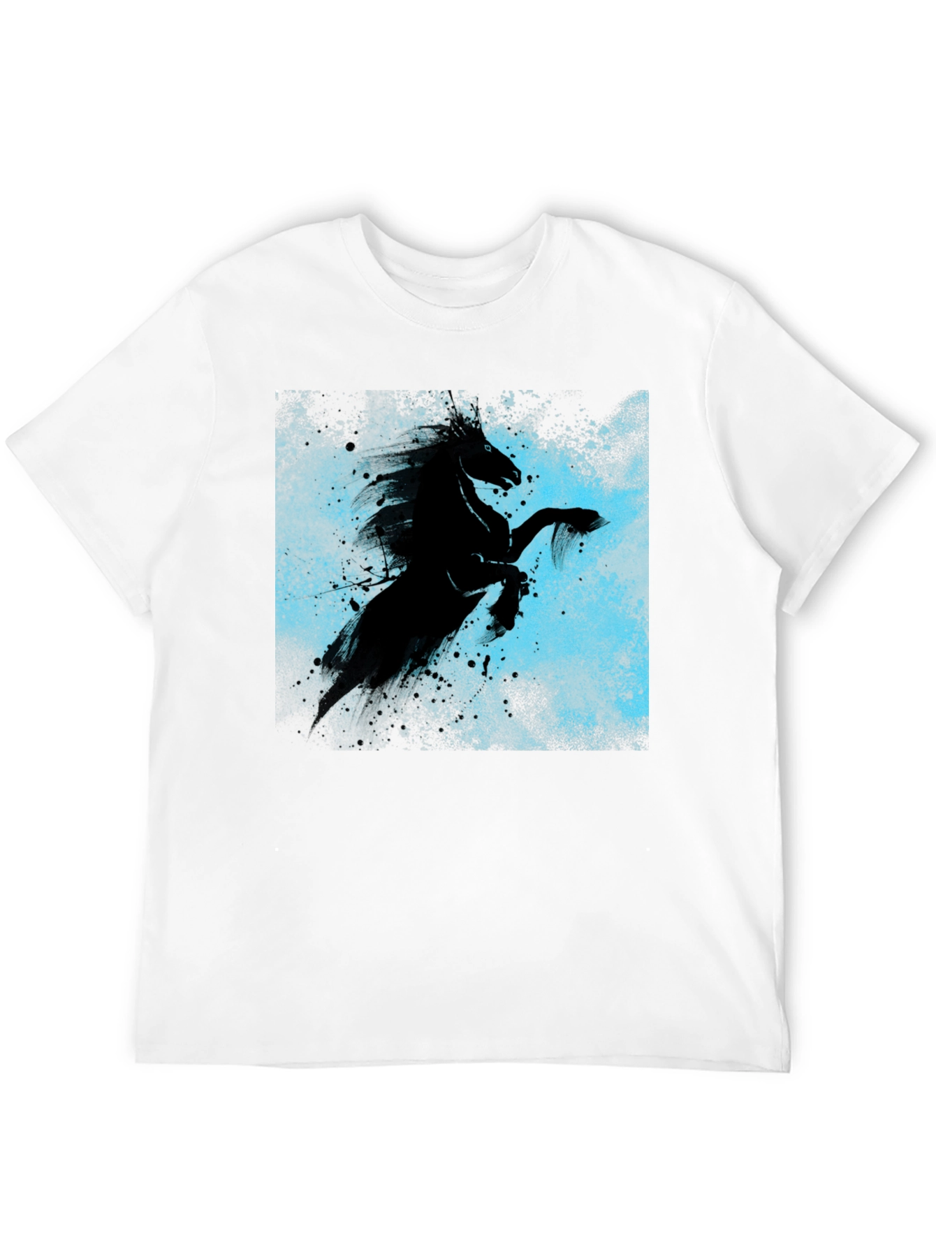 Black Horse Graphic Tee - Unique Style