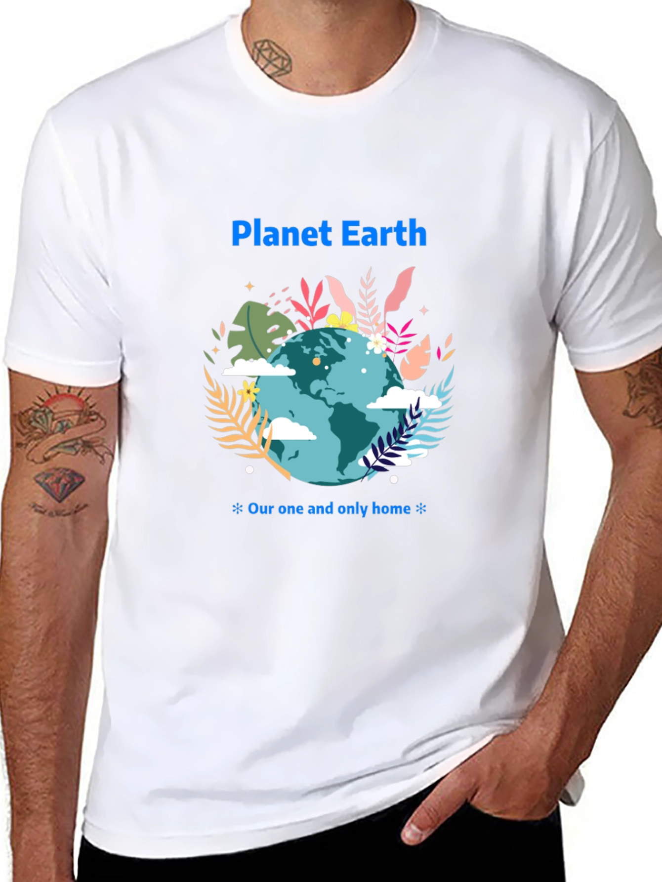 Planet Earth Graphic T-Shirt - Our Home
