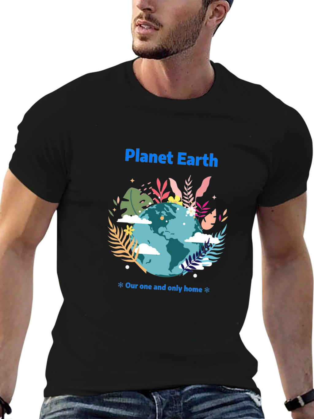 Planet Earth Graphic T-Shirt - Our Home