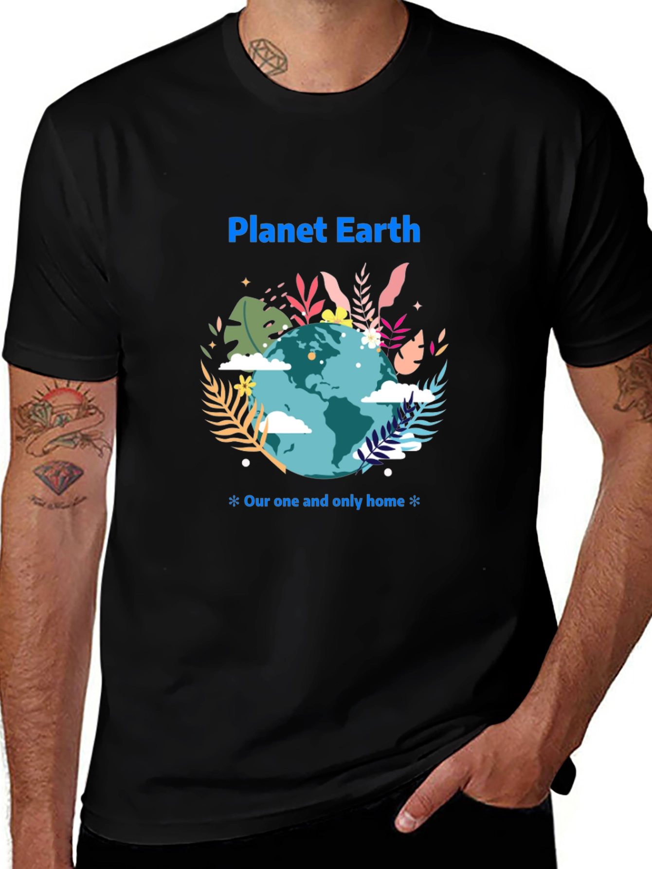 Planet Earth Graphic T-Shirt - Our Home