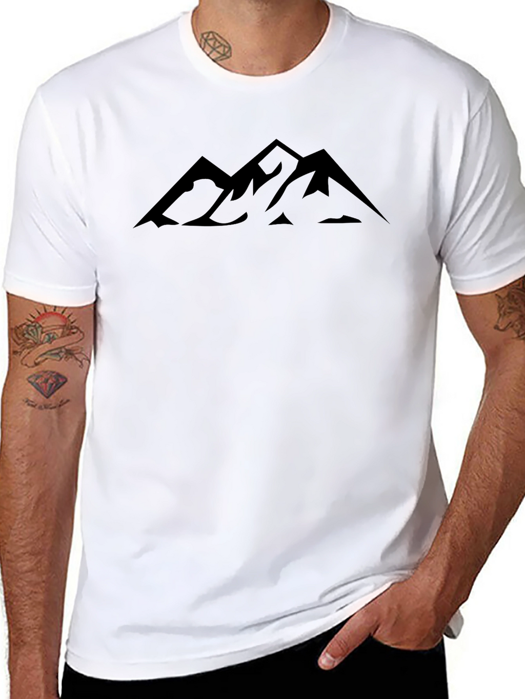 Mountain Peak Graphic Tee - Adventure Awaits