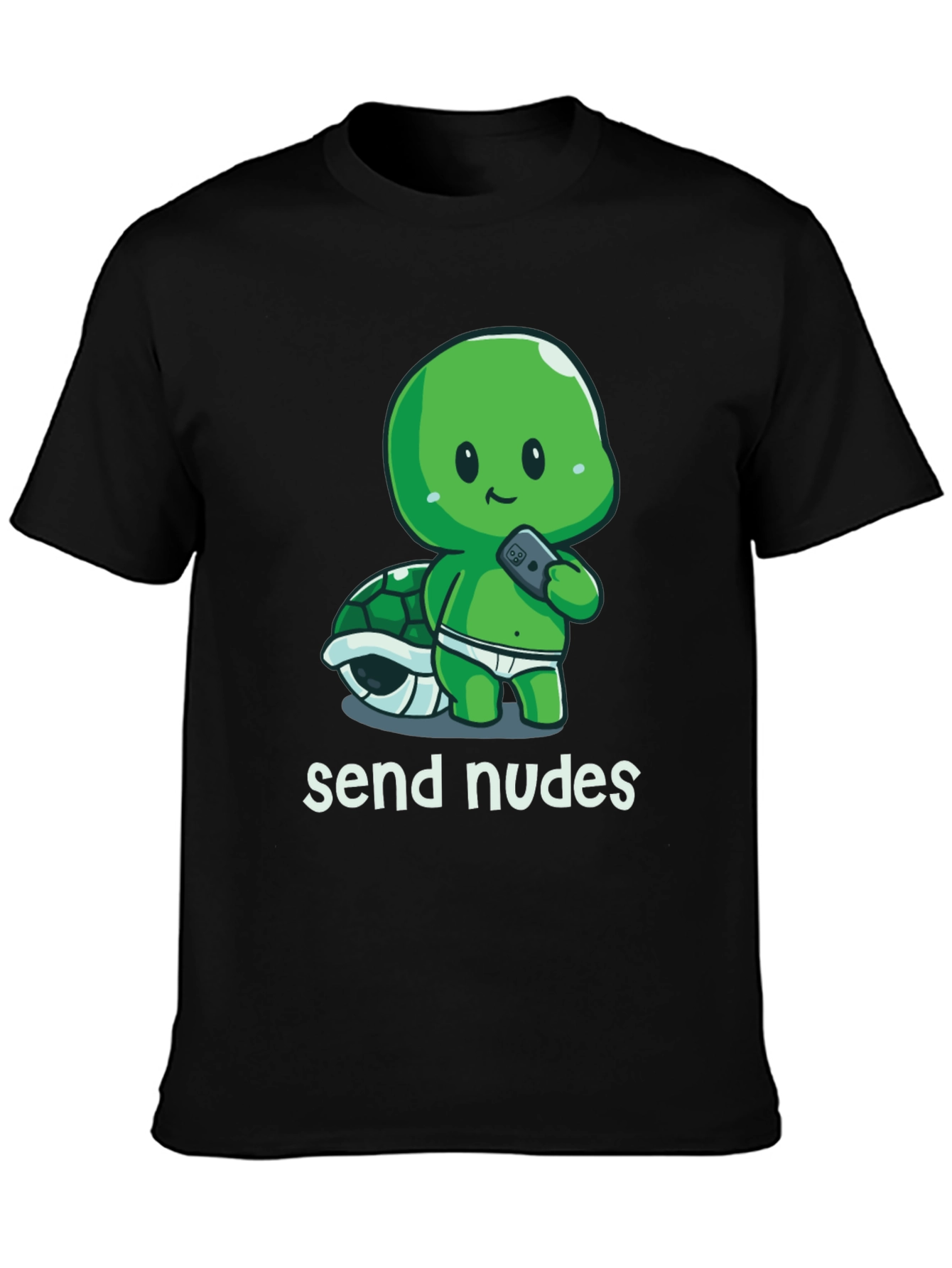 Send Nudes Turtle T-Shirt - Funny Graphic Tee