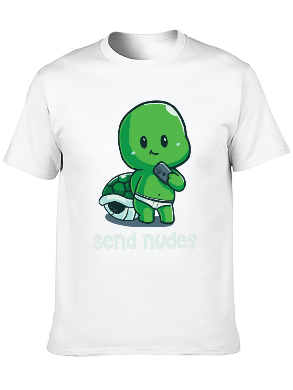 Send Nudes Turtle T-Shirt - Funny Graphic Tee