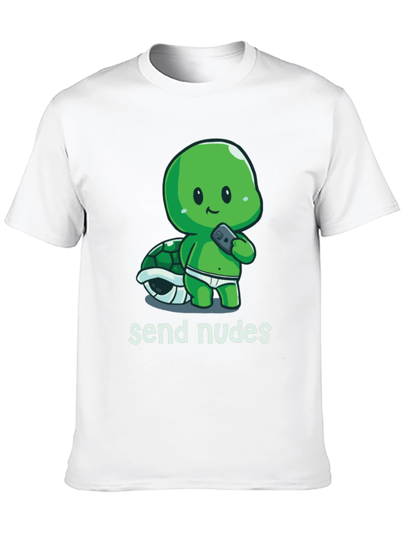 Send Nudes Turtle T-Shirt - Funny Graphic Tee