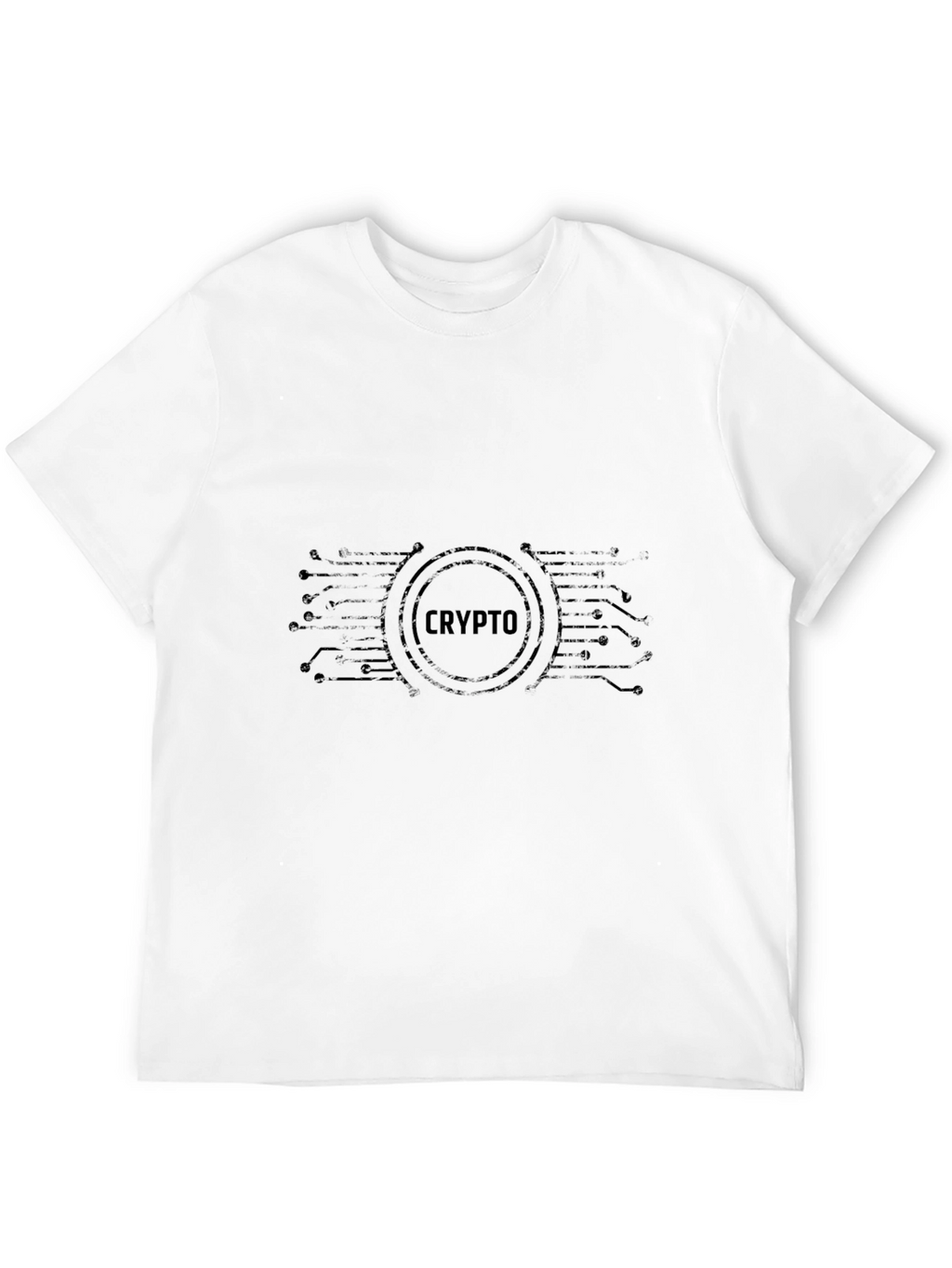 Crypto Circuit Graphic Tee - Black