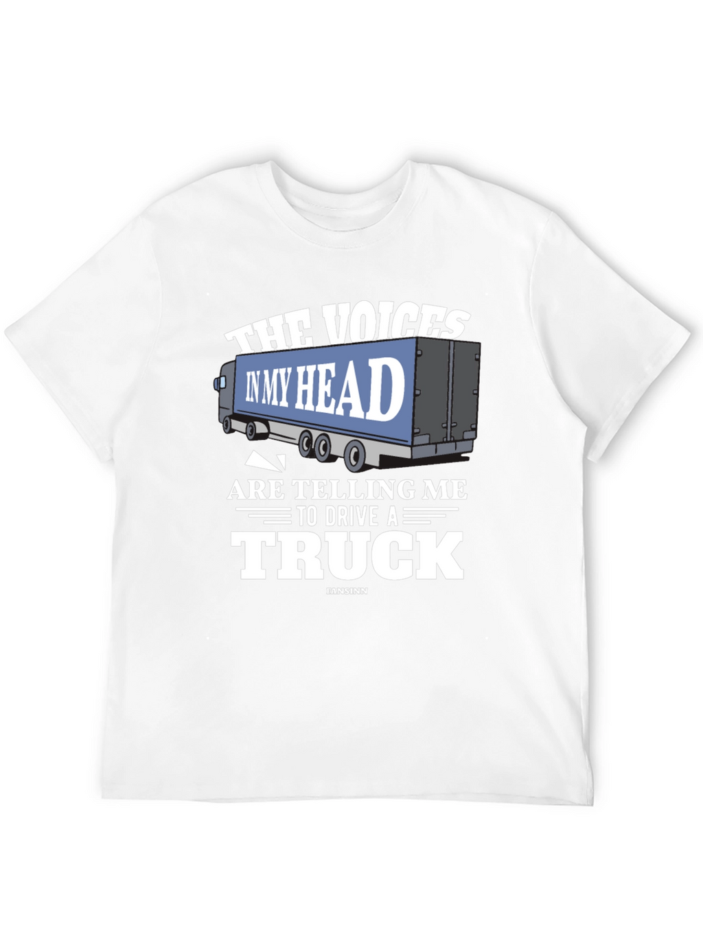Voices in My Head Trucker T-Shirt