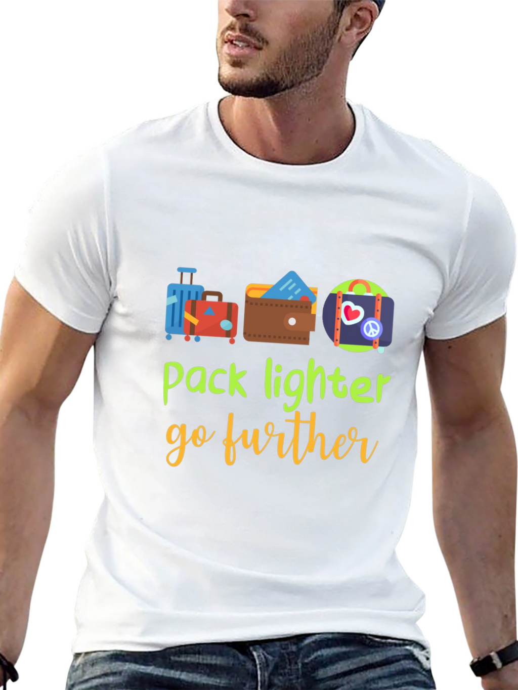 Pack Lighter Go Further Graphic T-Shirt