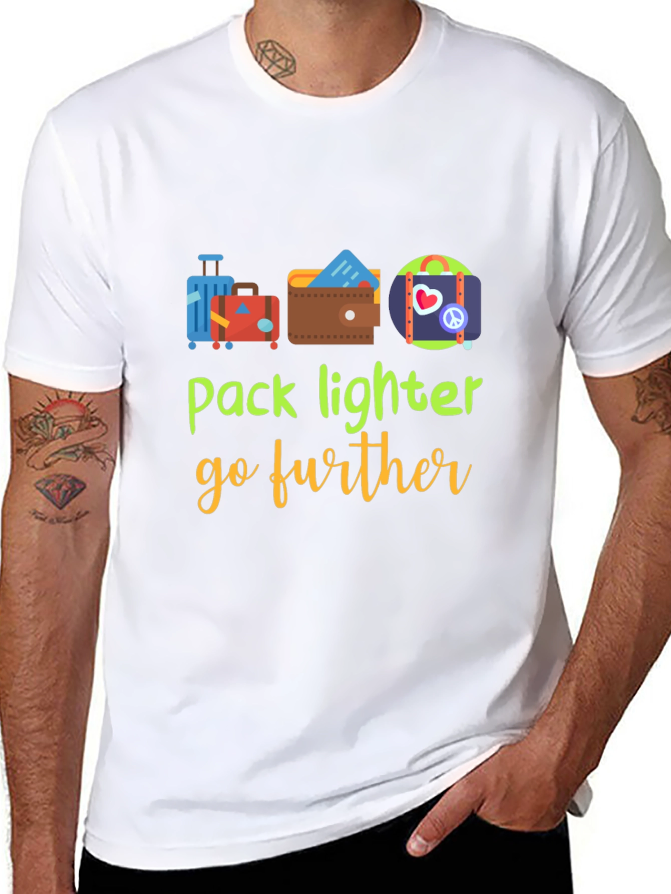 Pack Lighter Go Further Graphic T-Shirt
