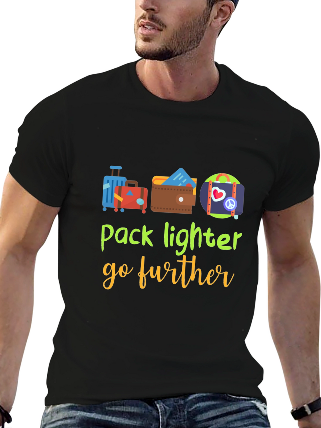 Pack Lighter Go Further Graphic T-Shirt
