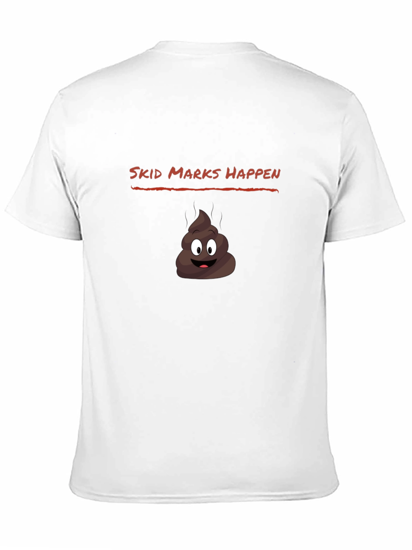 Skid Marks Happen Funny Graphic Tee