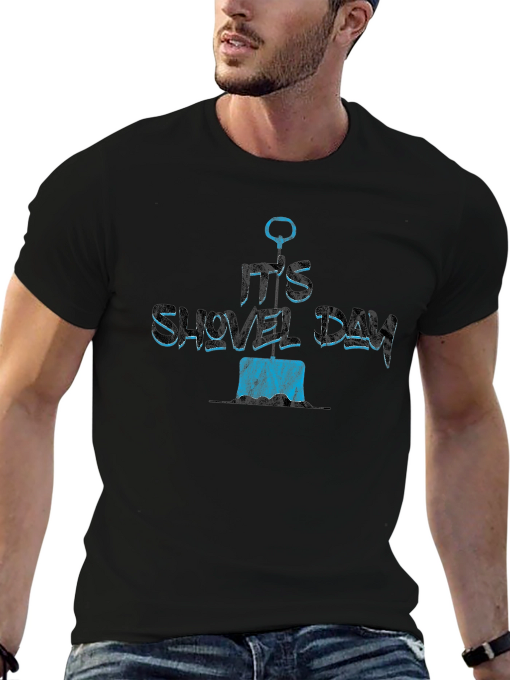 Its Shovel Day T-Shirt - Novelty Gift