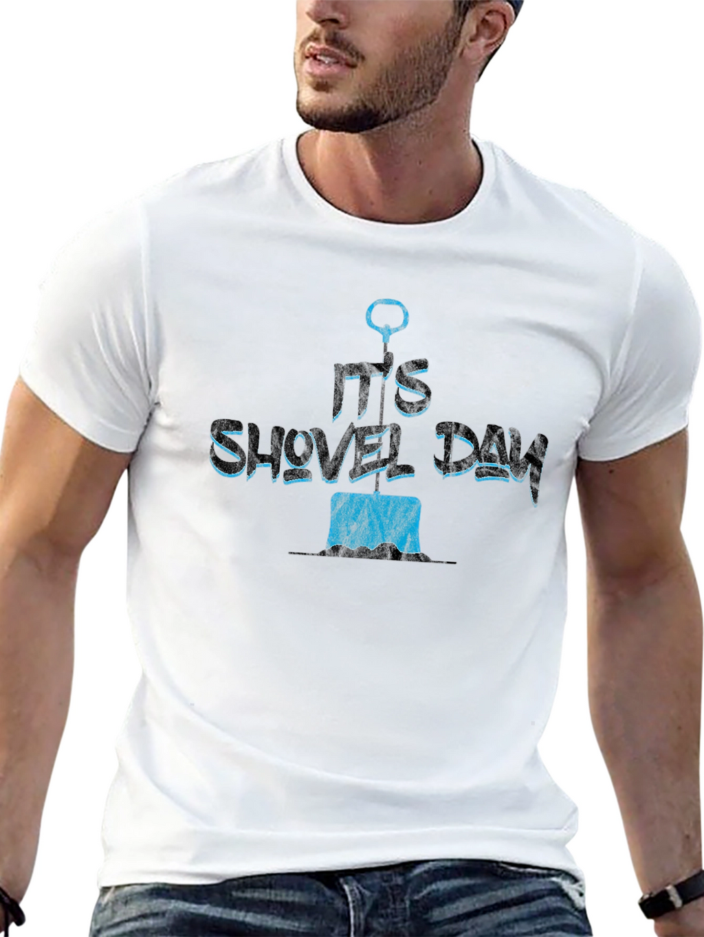Its Shovel Day T-Shirt - Novelty Gift