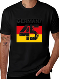 Germany Flag T-Shirt - Distressed 45 Design