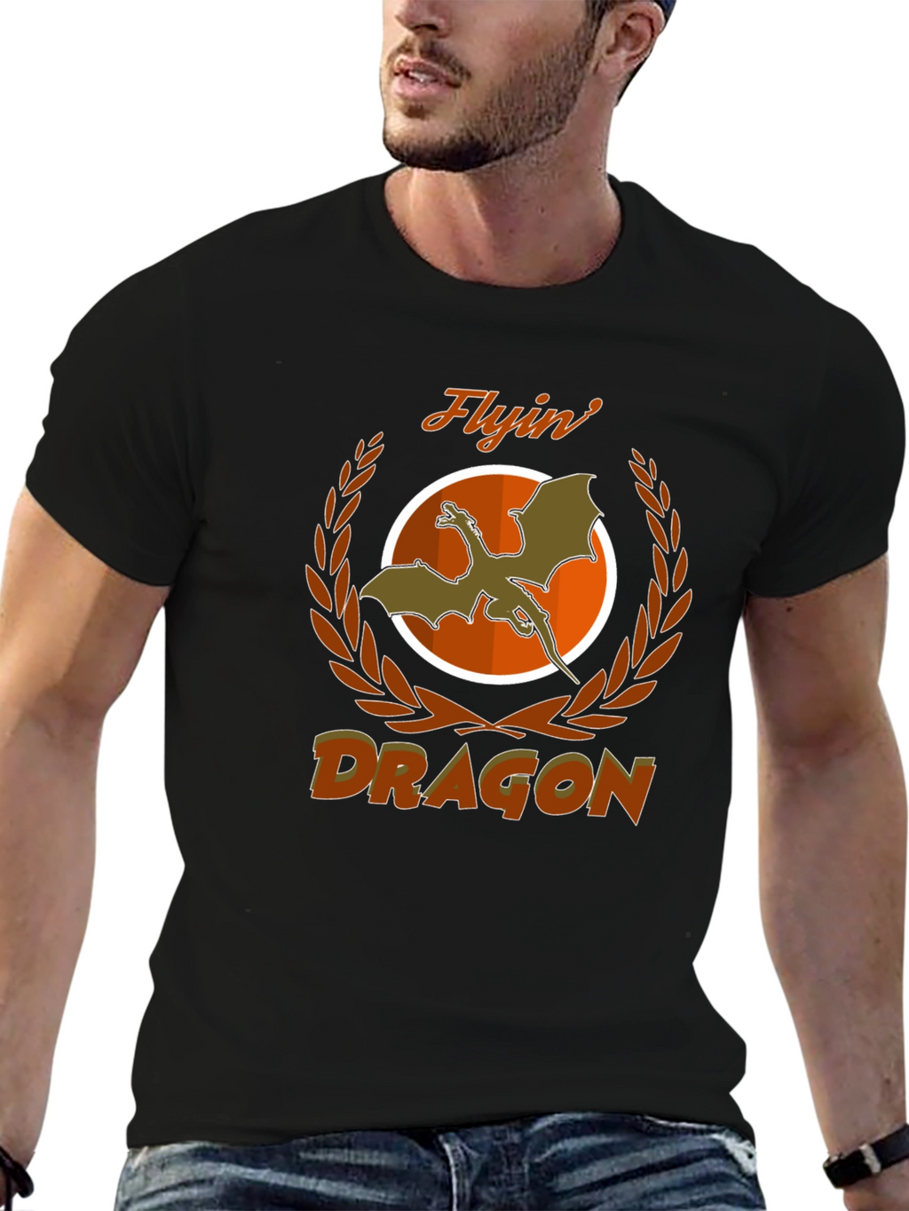Flyin Dragon Graphic T-Shirt - Unique Design
