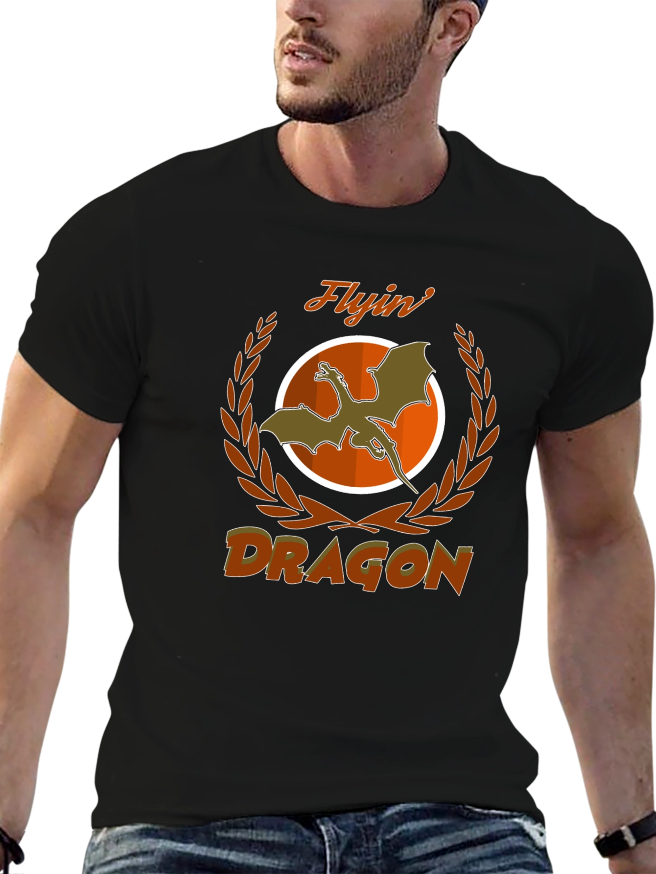 Flyin Dragon Graphic T-Shirt - Unique Design