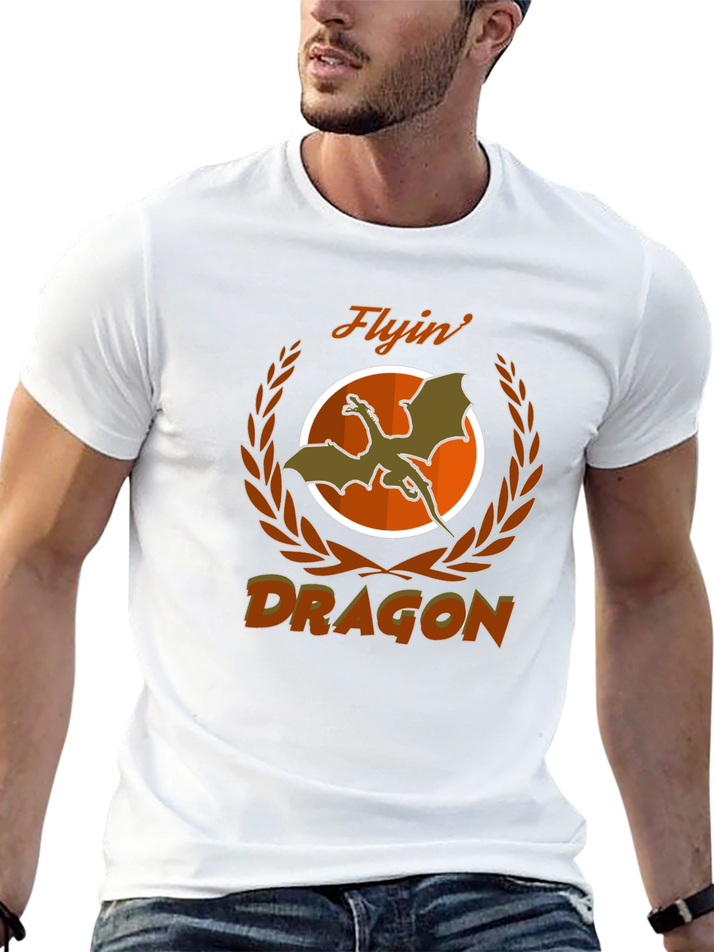 Flyin Dragon Graphic T-Shirt - Unique Design