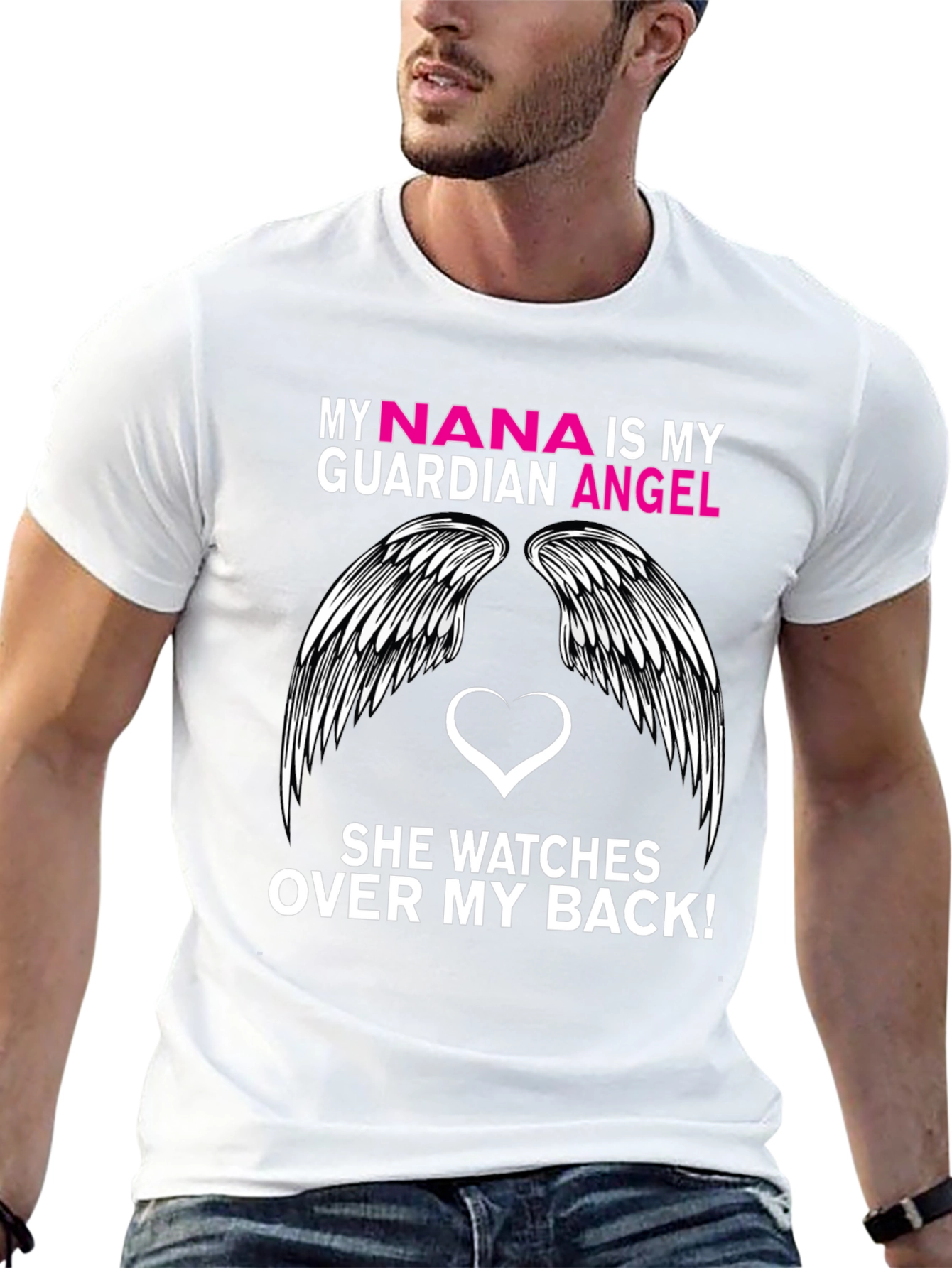 My Nana Is My Guardian Angel T-Shirt