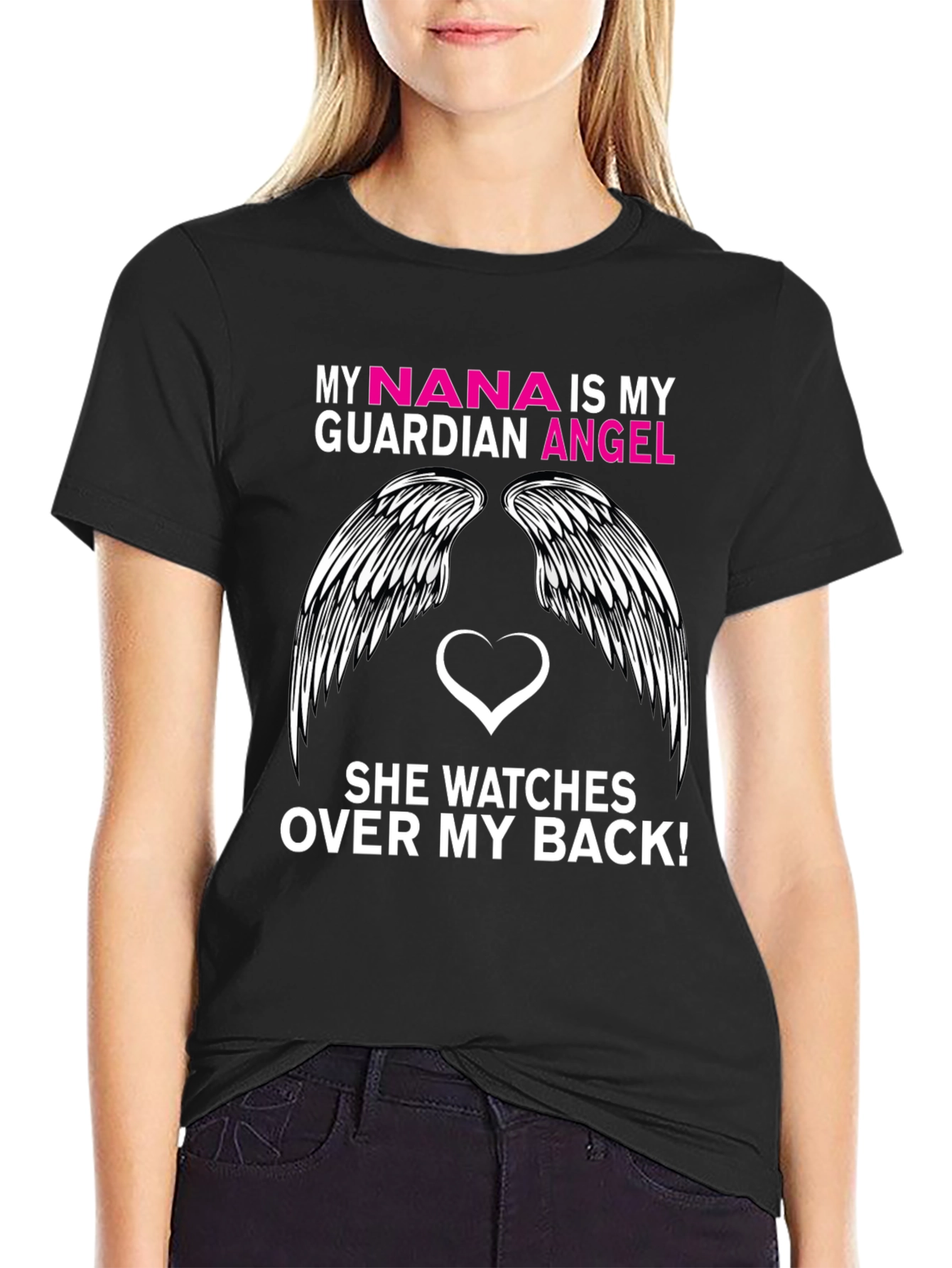 My Nana Is My Guardian Angel T-Shirt