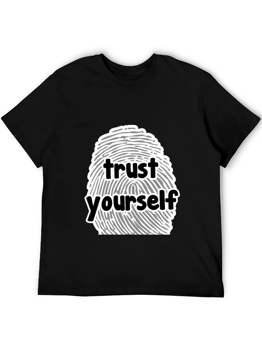 Trust Yourself Graphic Tee - Black