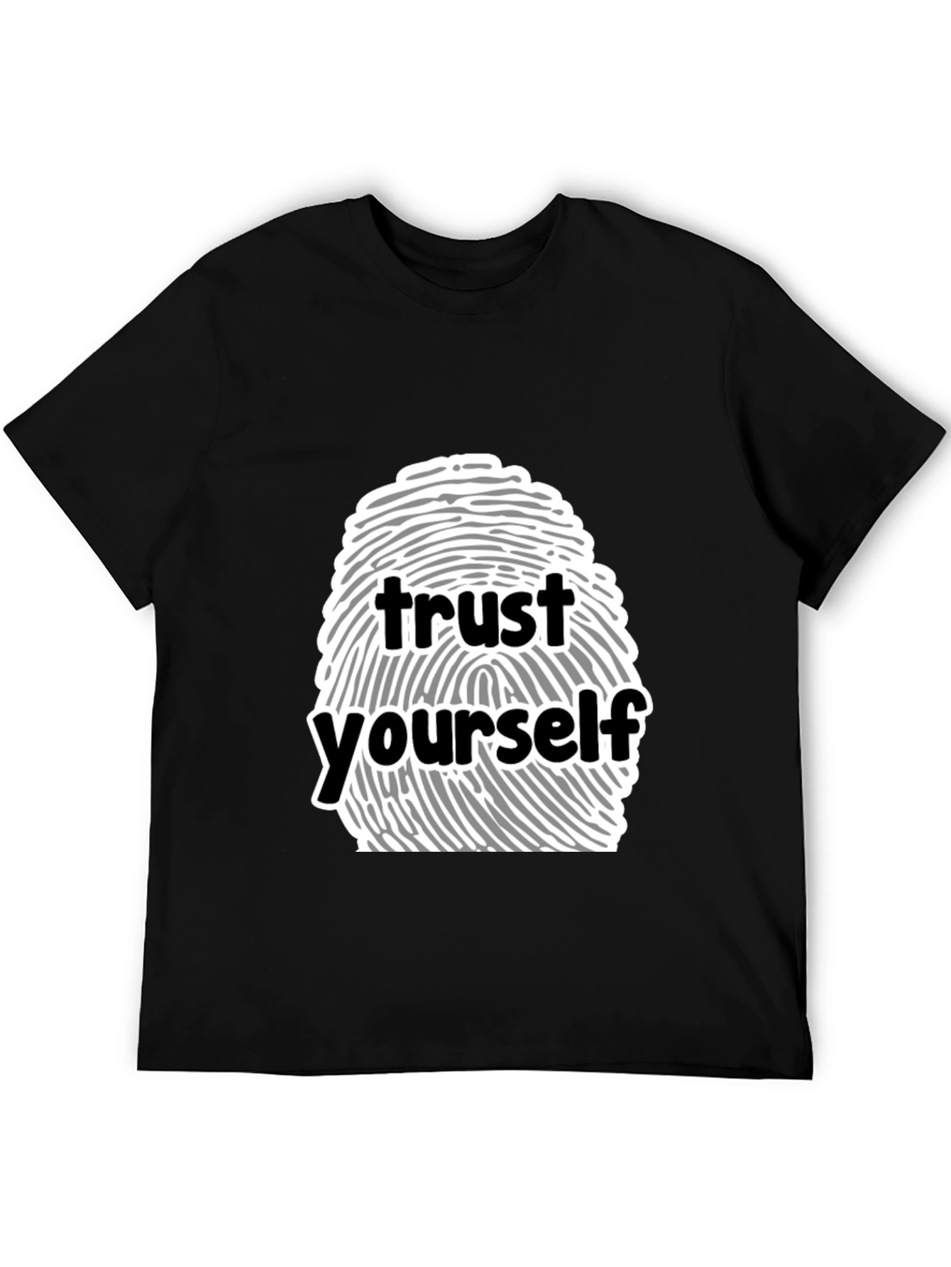 Trust Yourself Graphic Tee - Black