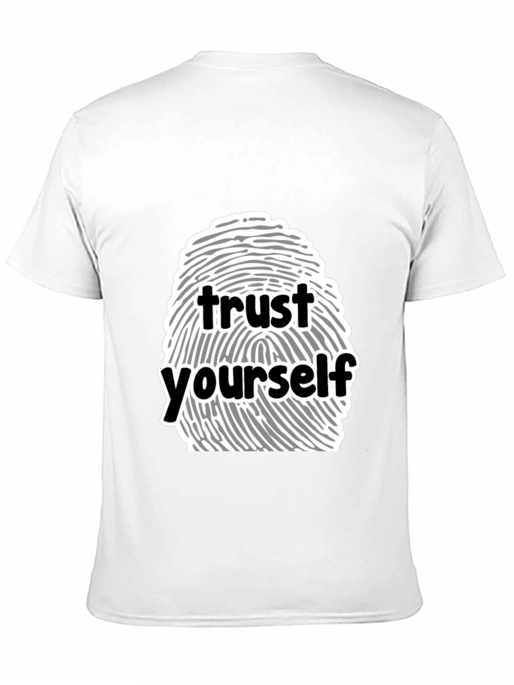 Trust Yourself Graphic Tee - Black