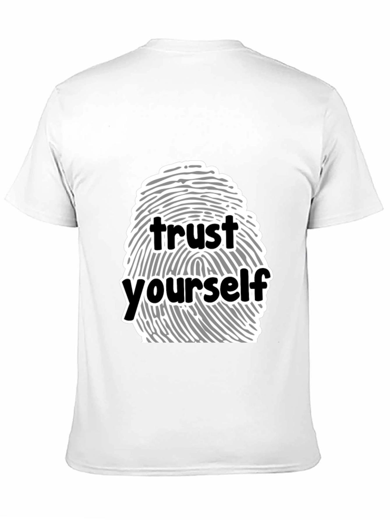 Trust Yourself Graphic Tee - Black
