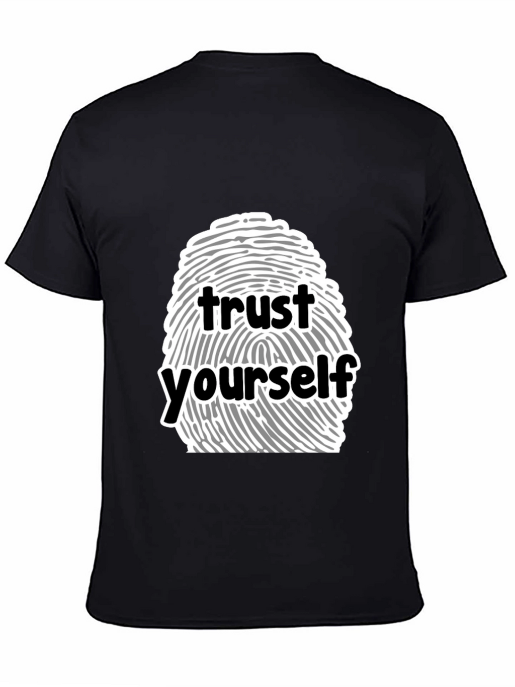 Trust Yourself Graphic Tee - Black