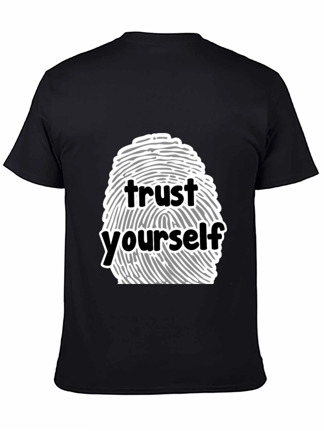 Trust Yourself Graphic Tee - Black