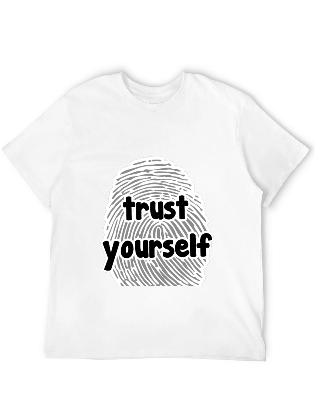 Trust Yourself Graphic Tee - Black