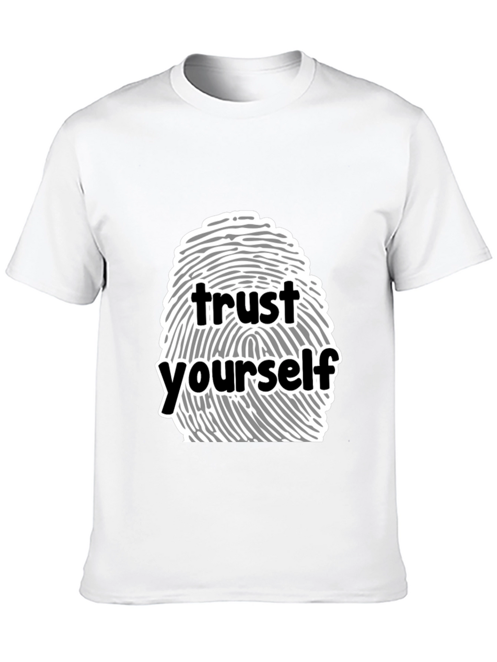 Trust Yourself Graphic Tee - Black