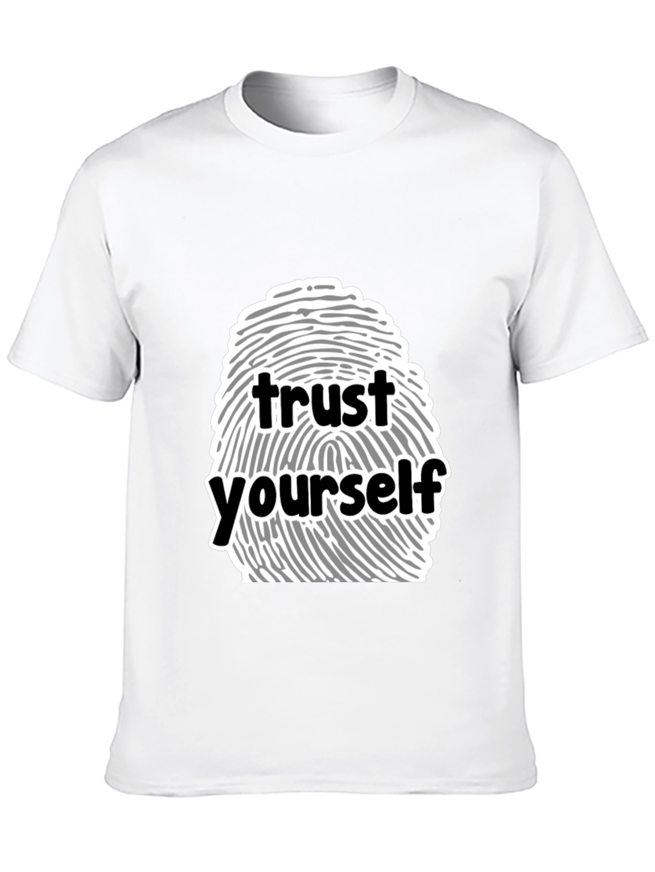 Trust Yourself Graphic Tee - Black