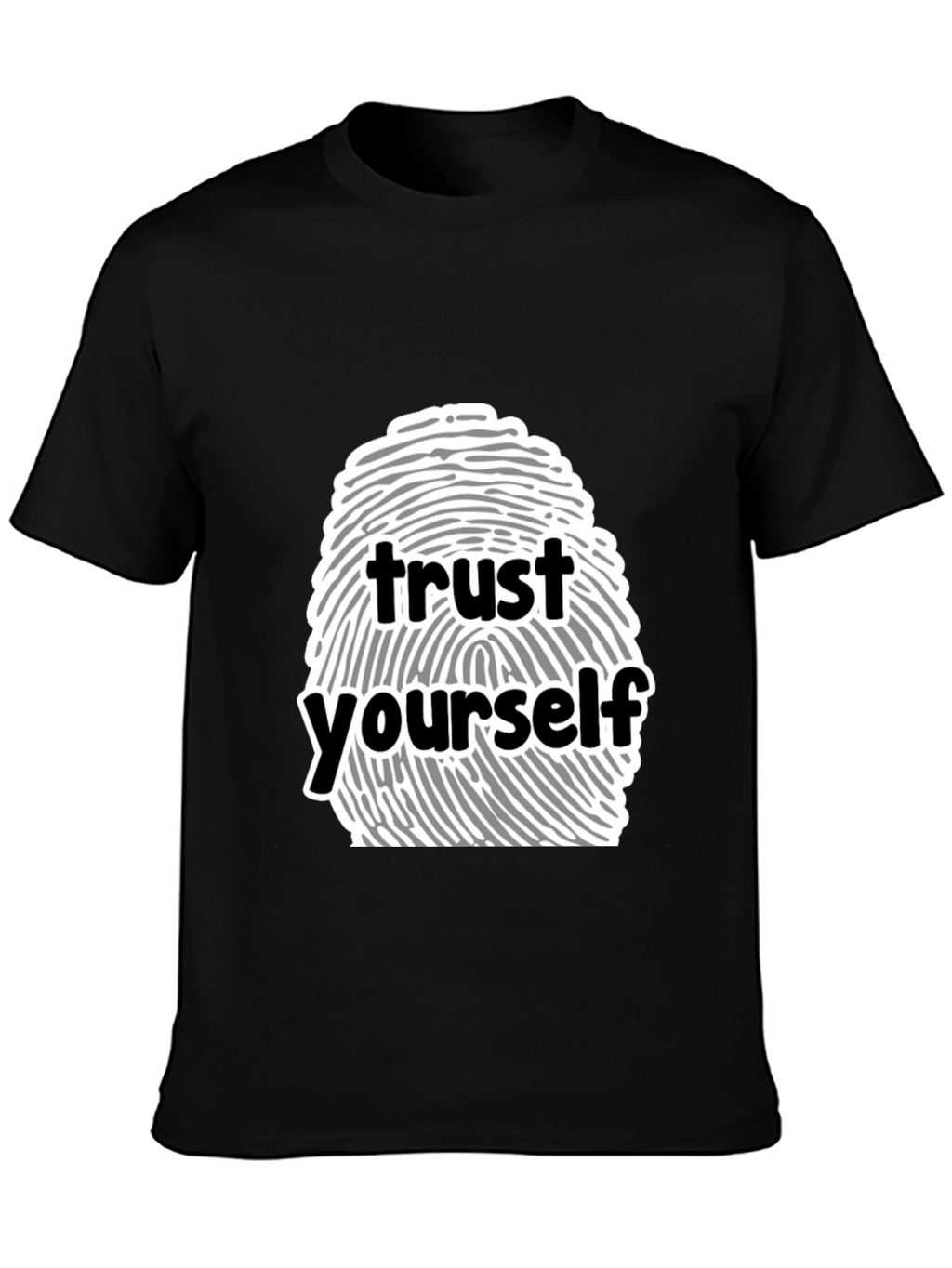 Trust Yourself Graphic Tee - Black