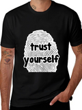 Trust Yourself Graphic Tee - Black