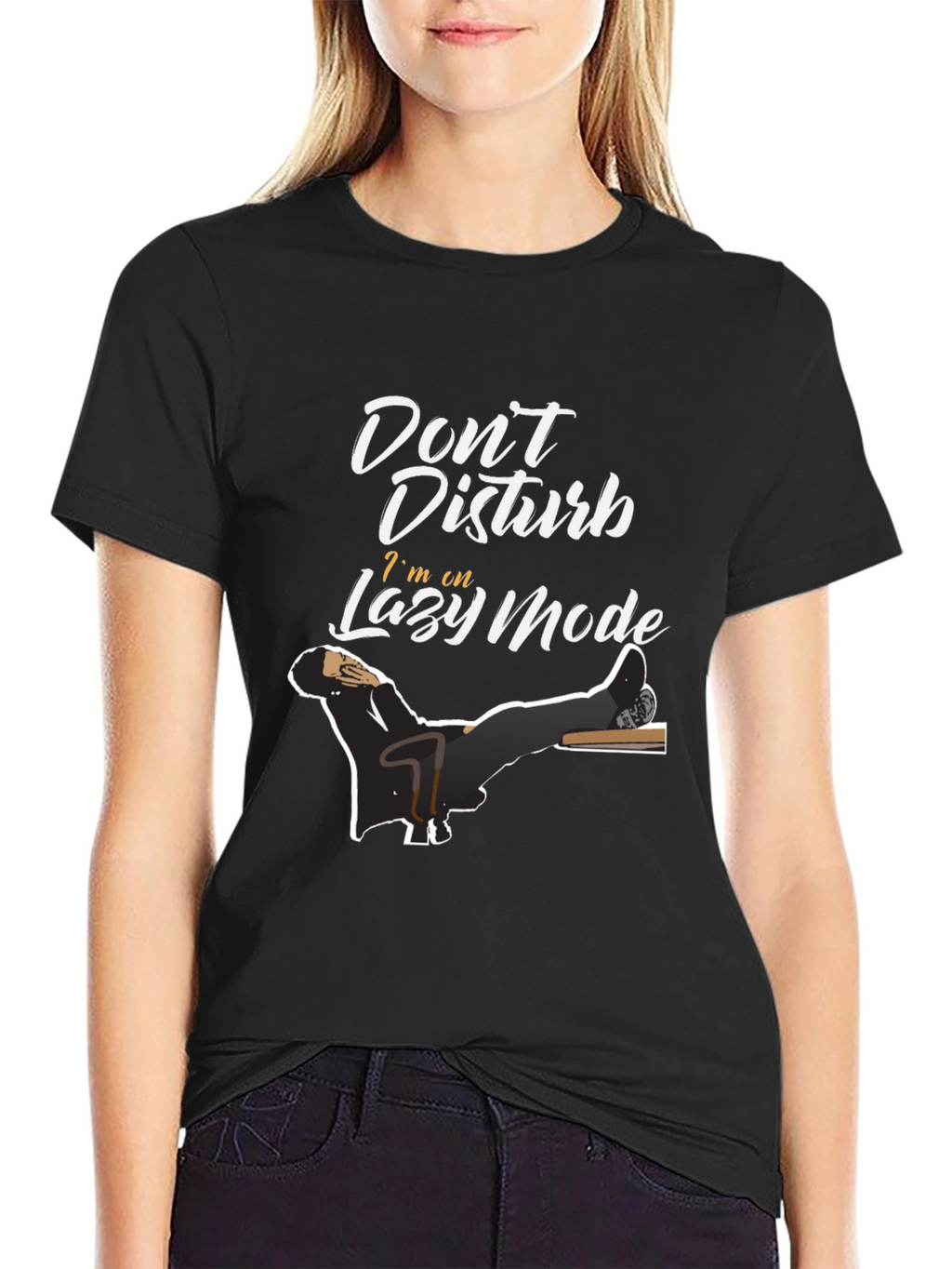 Dont Disturb Lazy Mode Graphic Tee