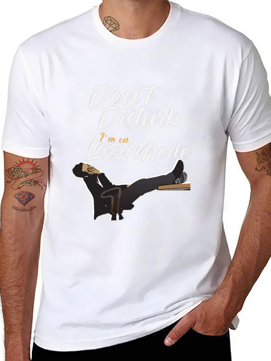 Dont Disturb Lazy Mode Graphic Tee
