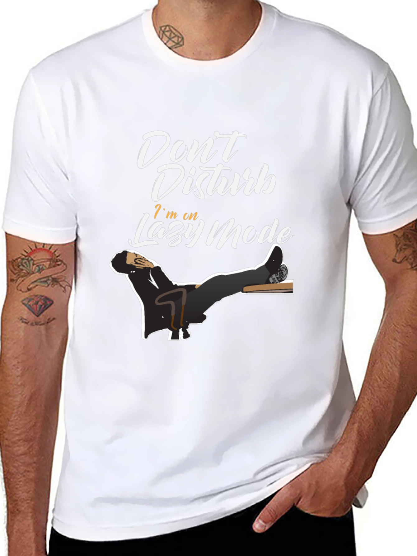 Dont Disturb Lazy Mode Graphic Tee