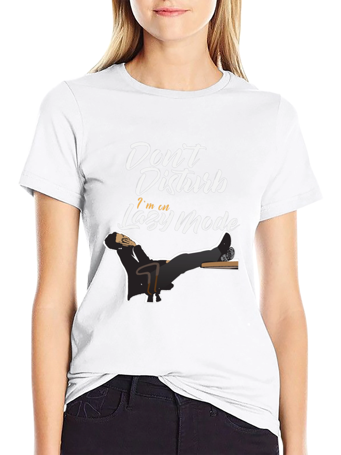 Dont Disturb Lazy Mode Graphic Tee