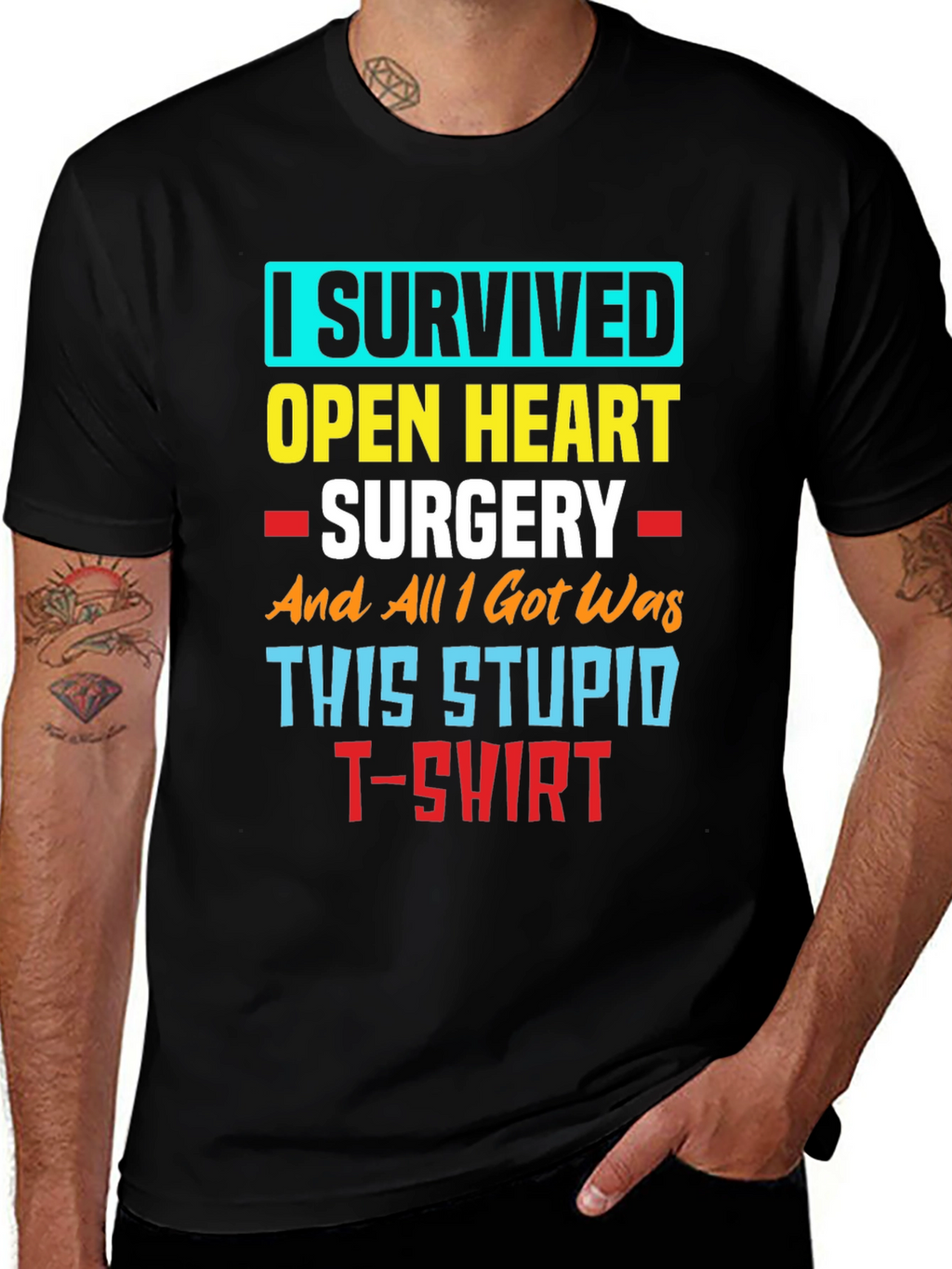 I Survived Open Heart Surgery T-Shirt