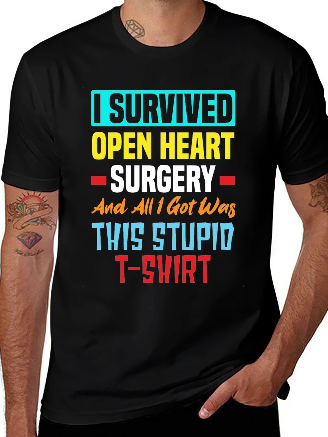I Survived Open Heart Surgery T-Shirt