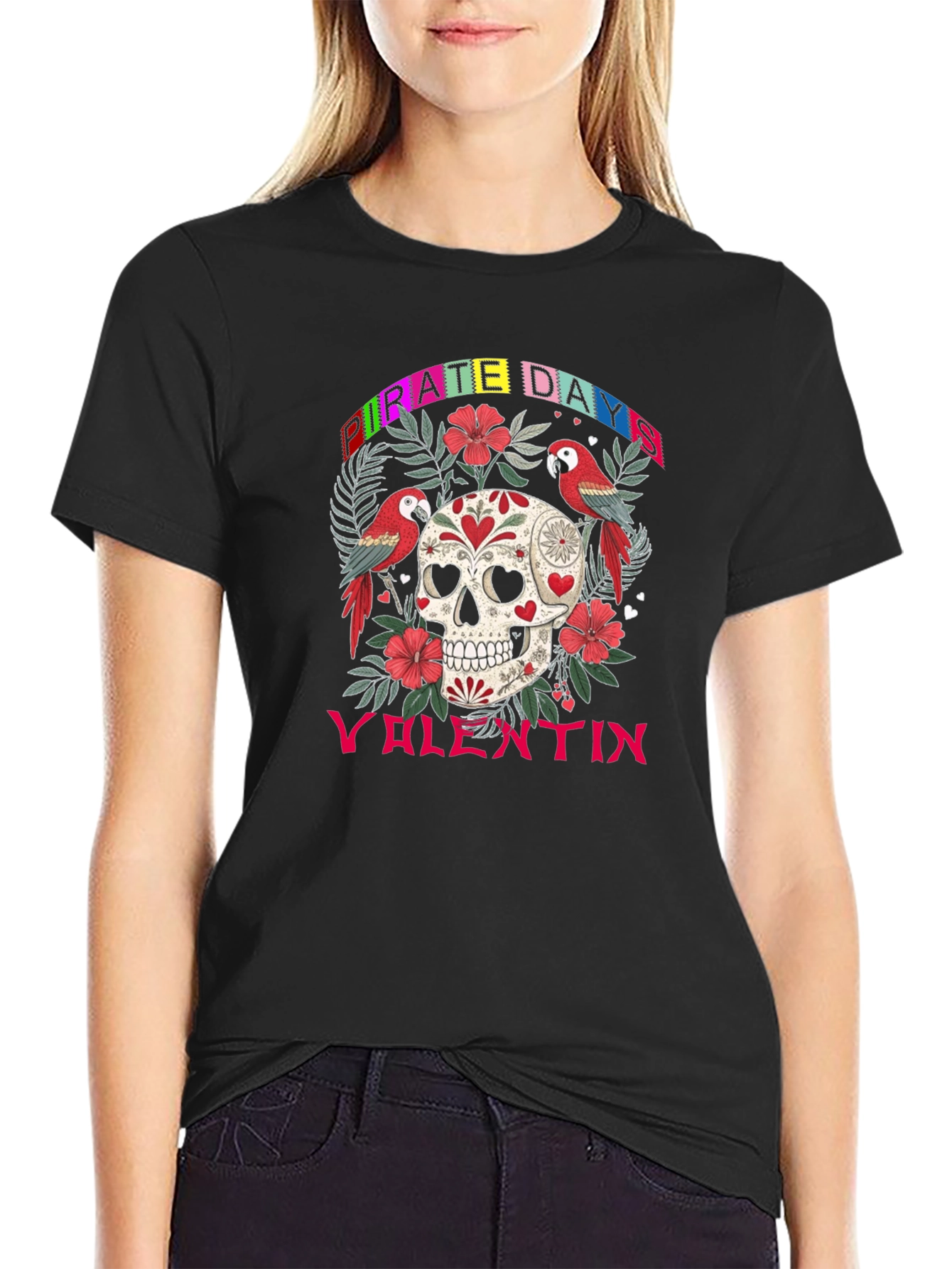 Pirate Days Valentin Skull T-Shirt